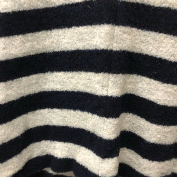 Nicholas Wool Striped Blouse Cropped Grey&Black - Picture 4 of 9